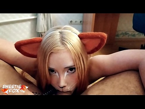 ❤️ Kitsune dîk û kum di devê xwe de dadiqurtîne Vîdyoyê qijkî li me ❌️